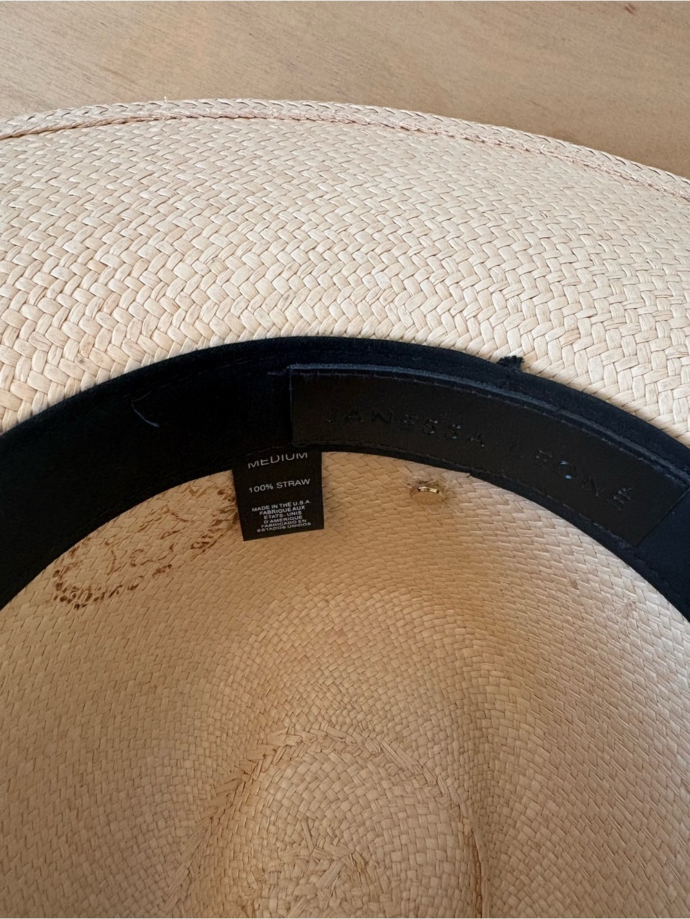 Janessa Leone Straw Wide-Brim Hat - Picture 4 of 6